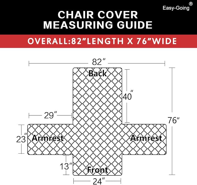 Easy-Going Reversible Couch Cover, Small Chair, Wine/Beige | Machine Washable - Image 6