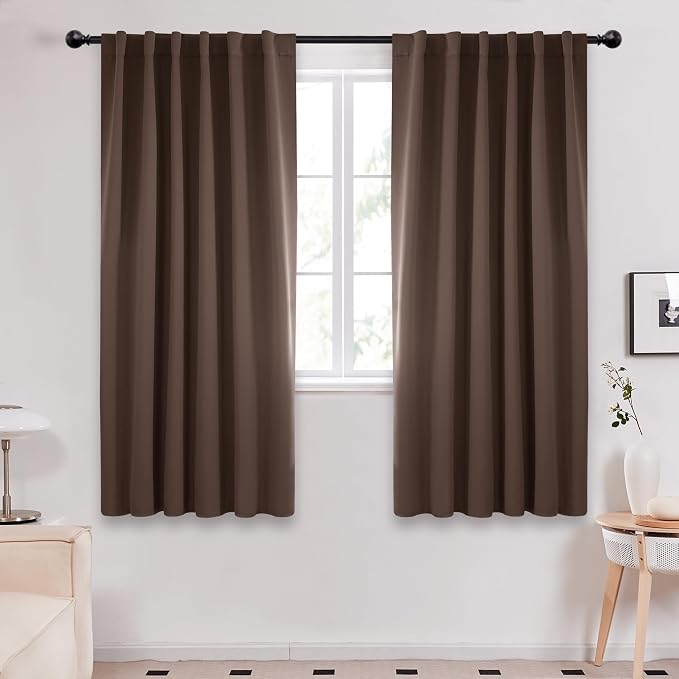 Deconovo Back Tab and Rod Pocket Blackout Curtains, Thermal Insulated Window by Deconovo
