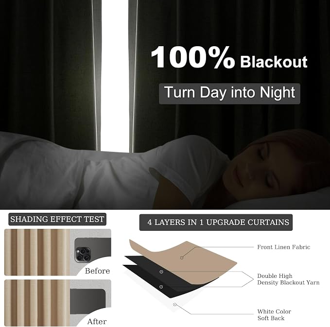 102 Inch Long Blackout Curtains - Image 5