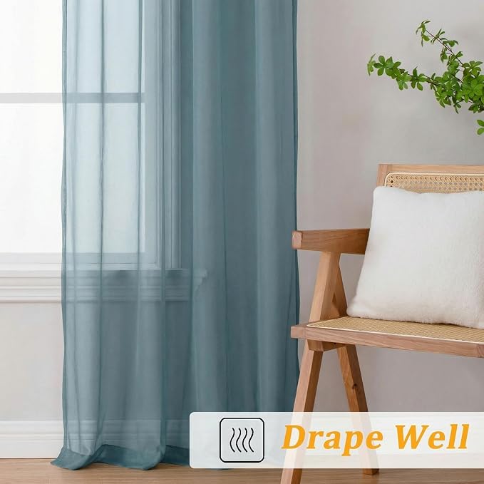 Gwine Sheer Curtains 63 Inch Length - Image 6