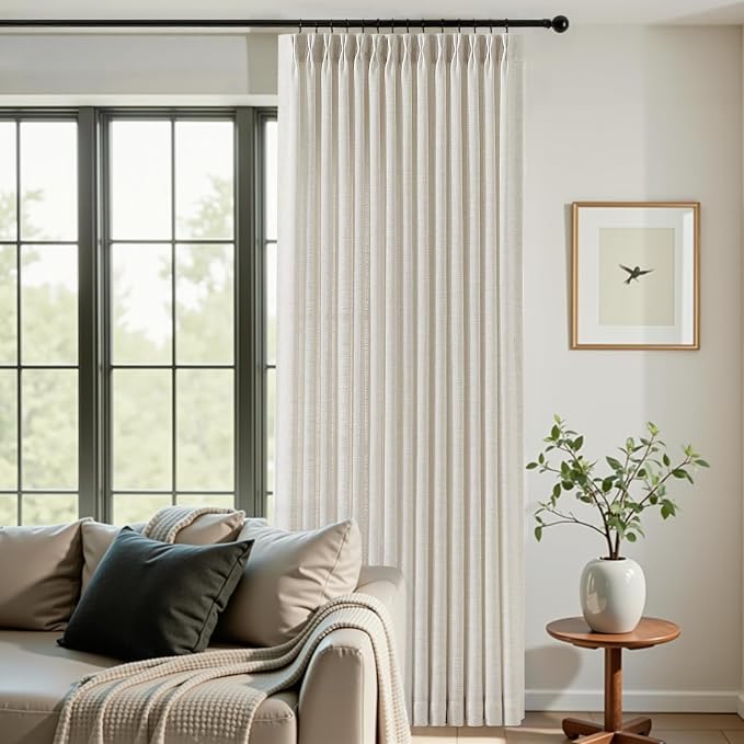 90 Inch Curtains Pinch Pleated 2 Panels - Image 7
