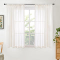 BGment 48 Inch Length Natural Linen Curtains by BGment