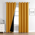 ChrisDowa 100% Blackout Curtains 80 inch Long by ChrisDowa