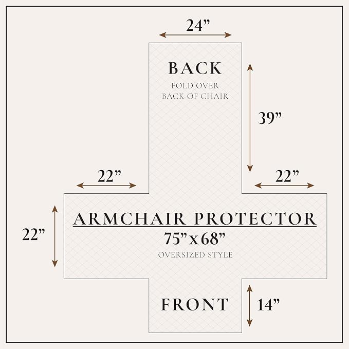 Great Bay Home Reversible Floral Patchwork Chair Furniture Protector - Image 3