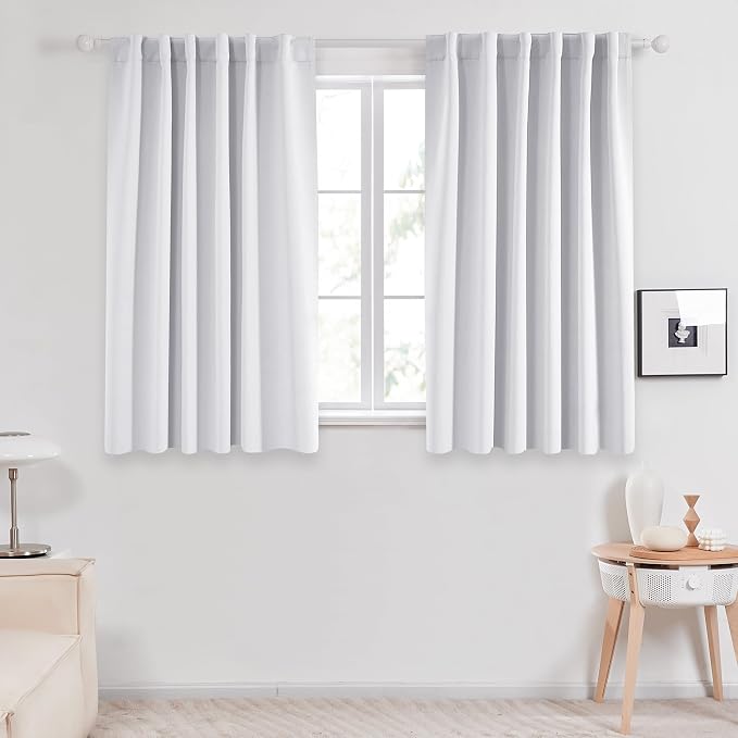 Deconovo Blackout Curtains, Thermal Insulated, W52 x L54 2 Panels, Back Tab by Deconovo