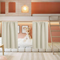 RYB HOME Half Curtain Tiers 36 inch Length, Rod Pocket Summer Heat Blocking by RYBHOME
