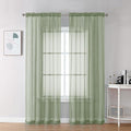 OVZME Bedroom Curtains 2 Panel Sets 84" Inch Length by OVZME
