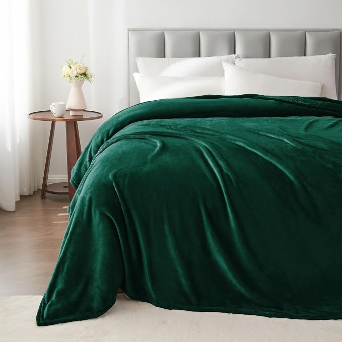 BEDELITE Fleece Blanket Christmas Forest Green Throw Blankets - Image 5