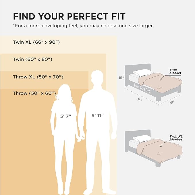 Bedsure Soft Twin Blanket for Bed Decor Gifts Chocolate Brown 60"x80" | - Image 6