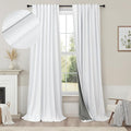 Neutral 10ft Blackout Curtains 120 Inches Long Elegant Cottage Floor Length by Pitalk