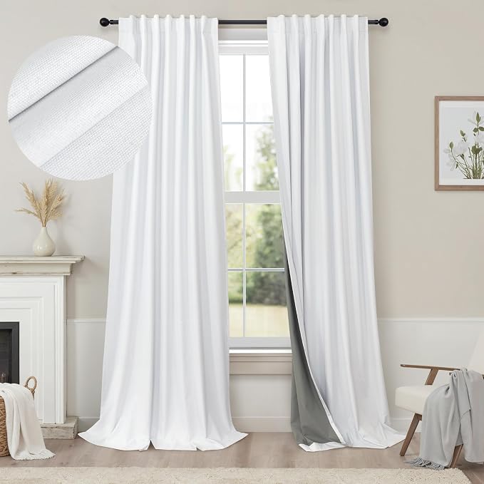 Room Divider Curtains 12ft Extra Long Blackout Curtains by Pitalk
