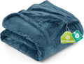 Utopia Bedding Soft Fleece Bed Blanket Twin Size Stone Blue | Microfiber Plush by UTOPIABEDDING