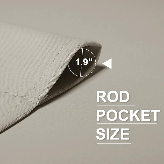 RYB HOME RV Curtains for Camper Windows, Mini Small Thermal Insulated Sunlight - Image 2