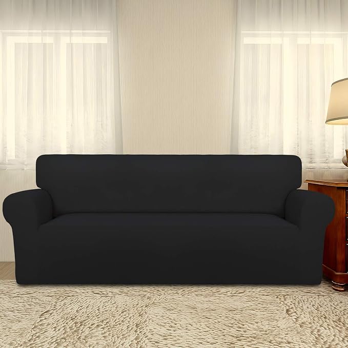 PureFit Super Stretch Sofa Slipcover – Spandex Non Slip Soft Couch Sofa Cover - Image 2