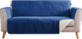 Blue Loveseat Covers for 2 Cushion Couch, Water-Repellent Covers for Love Seat by Pamhaven