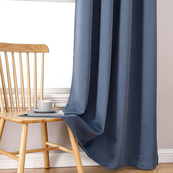 ChrisDowa 100% Blackout Curtains 72 inch Long - Image 7