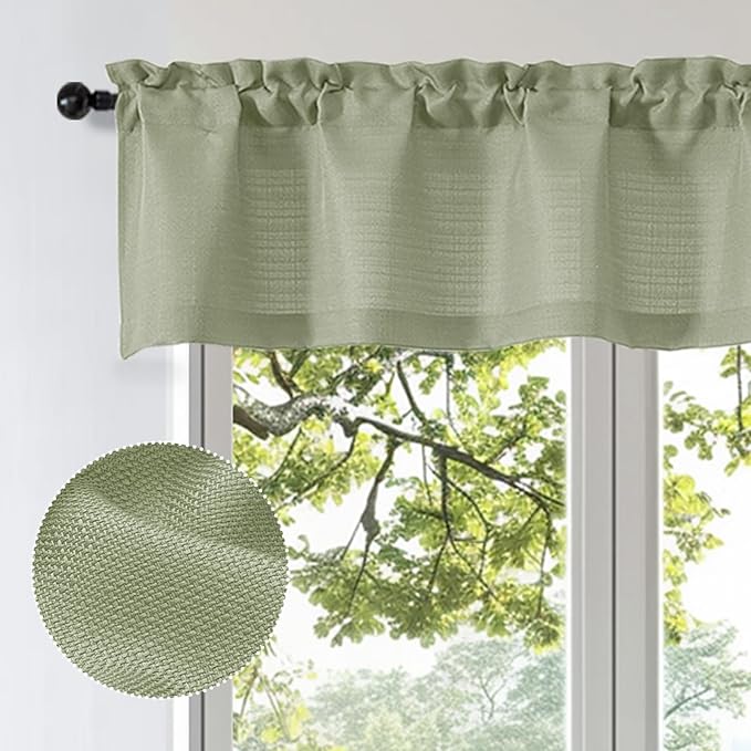 OWENIE Bob 1 PCS Light Green Valances - Image 2