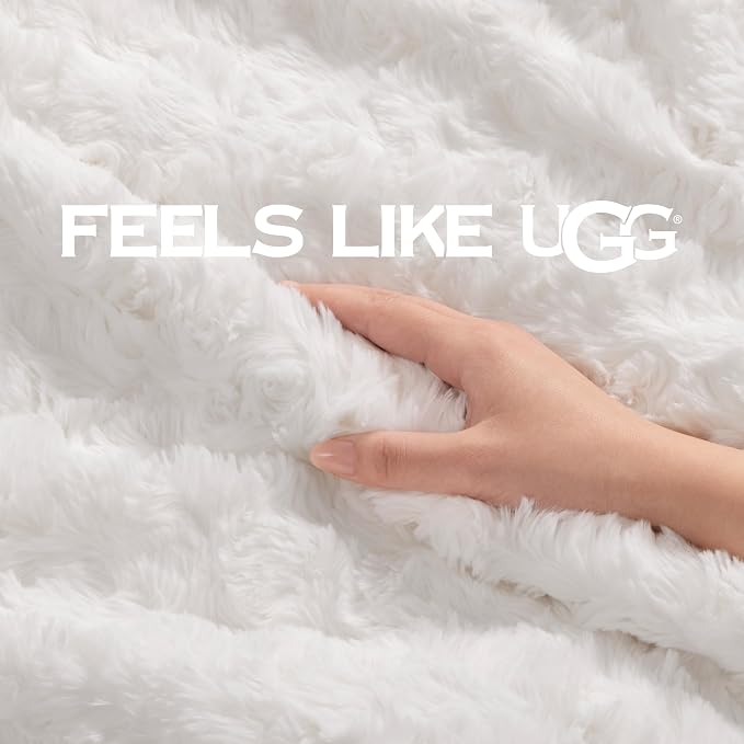 UGG Adalee Faux Fur Twin Blanket - Image 5