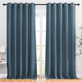 NICETOWN Blackout Smoky Blue Curtains by NICETOWN