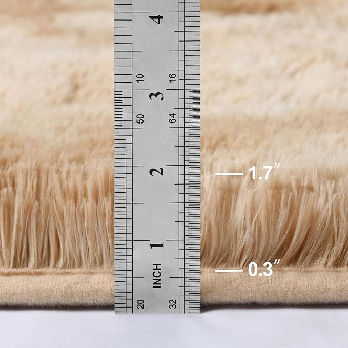 Deerhoo Shag Area Rug, 4 X 6 Tie-Dyed Plush Fuzzy Rugs - Image 2