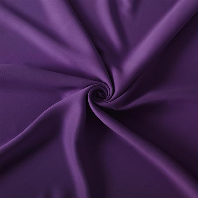 LEMOMO Purple Thermal Blackout Curtains/38 x 54 Inch/Set of 2 Panels Room - Image 5