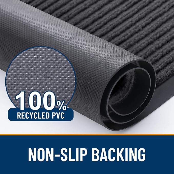 OLANLY Front Door Mat 71x47, Waterproof Heavy-Duty Indoor Outdoor Doormat | - Image 3