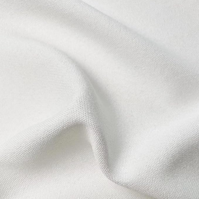 Oindec aux Linen Kitchen Curtains 45 Inch Length Cafe Curtain Tiers - Image 5