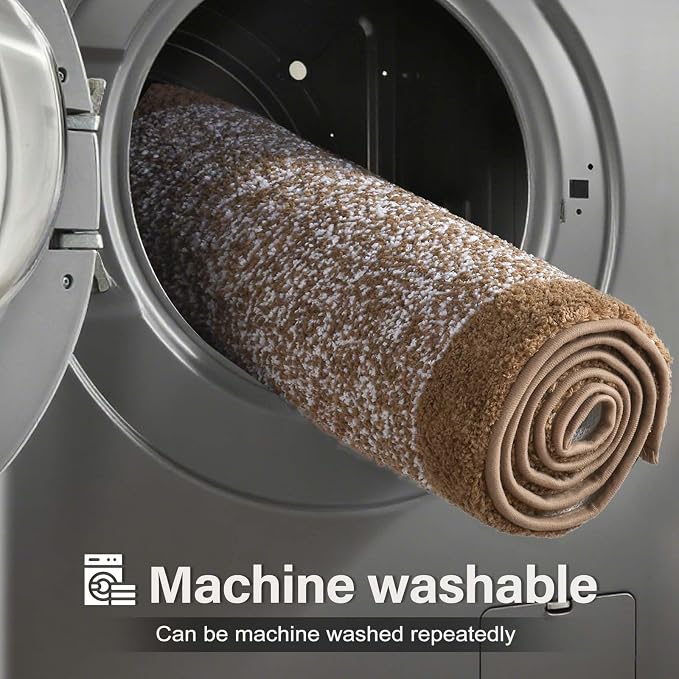 48x32 Large Bathroom Rugs Washable Non Slip, Coffee Bath Mat - Image 9