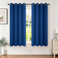 Joydeco Blackout Curtains 63 inch Length 2 Panels Set, Thermal Insulated Long by JOYDECO