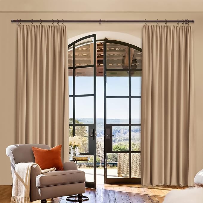 Standard Decorative Window Curtain Rods 30 to 116 Inch, 5/8 Inch Diameter Small - Image 7