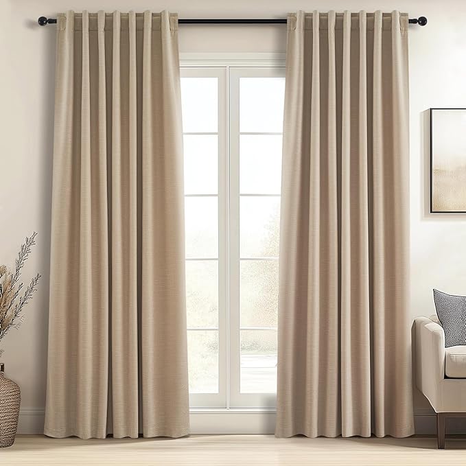 Topfinel 105 Inch Long Curtains by Topfinel
