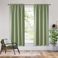RYB HOME Bedroom Blackout Curtains 63 inches Long, 100% Blackout Thermal by RYBHOME