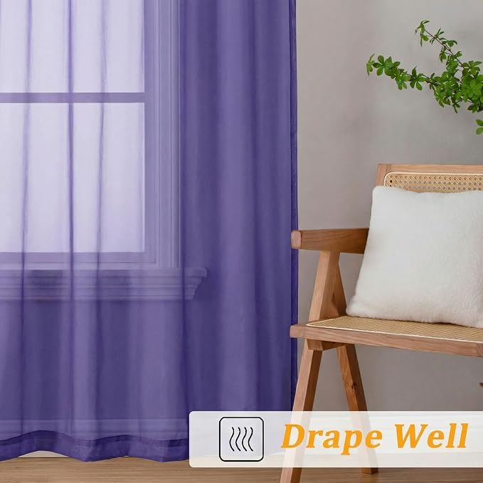 Gwine Sheer Curtains 84 Inches Long - Image 6