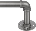 Zeerobee Curtain Rods for Windows 120 to 240, 1 Inch Industrial Wrap Around by zeerobee