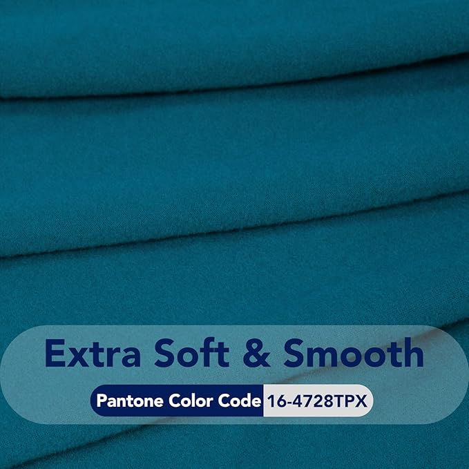 PureFit Stretch Couch Covers for Sofa Large Sofa Slipcovers Peacock Blue | - Image 5