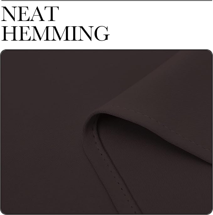 NICETOWN 2 Panels Blackout Curtains, Rod Pocket Thermal Insulated Drapess - Image 5