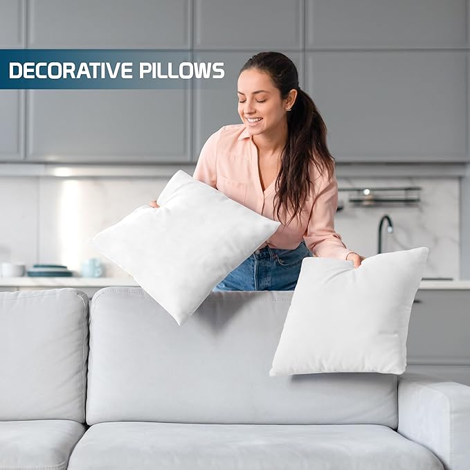 Utopia Bedding Throw Pillows, Decorative 18x18 Pillow Inserts - Image 3