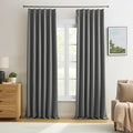 Custom Pleat Block Out Bedroom Curtains & Drapes 92 Inches Long, Thermal by KEQIAOSUOCAI