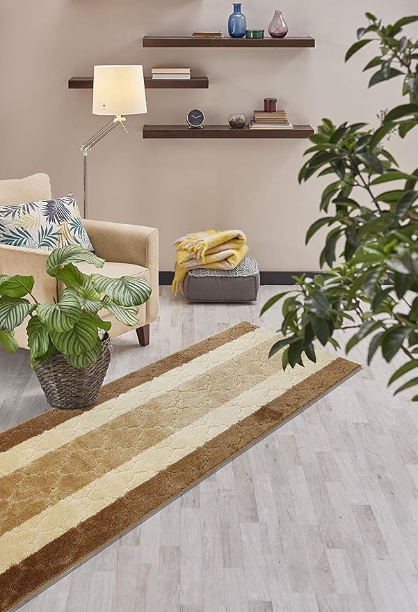25 Ft Extra Long Beige Kitchen Hallway Runner Rug, Non-Slip Washable 26" X 25' - Image 4