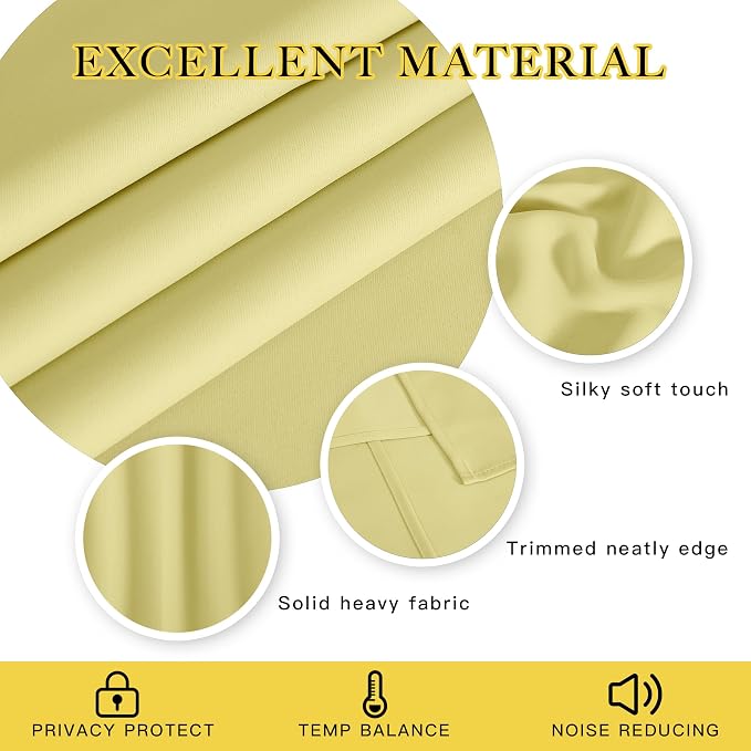 NICETOWN Patio Blackout Curtain Panels - Image 2