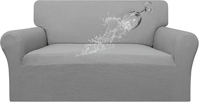 Easy-Going Waterproof Loveseat Couch Cover Stretch Jacquard Sofa Cover | Dual by Easy-Going