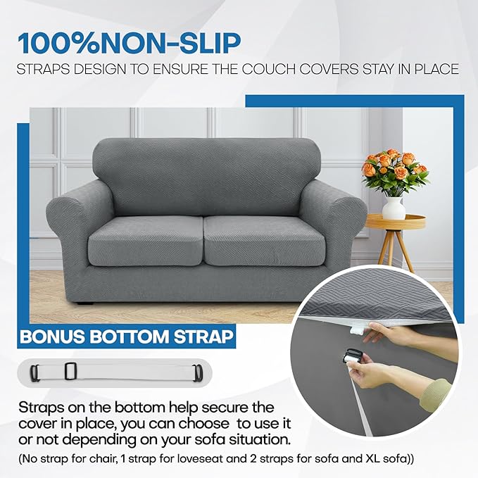 XINEAGE 2026 New 4 Pieces Couch Covers - Image 5