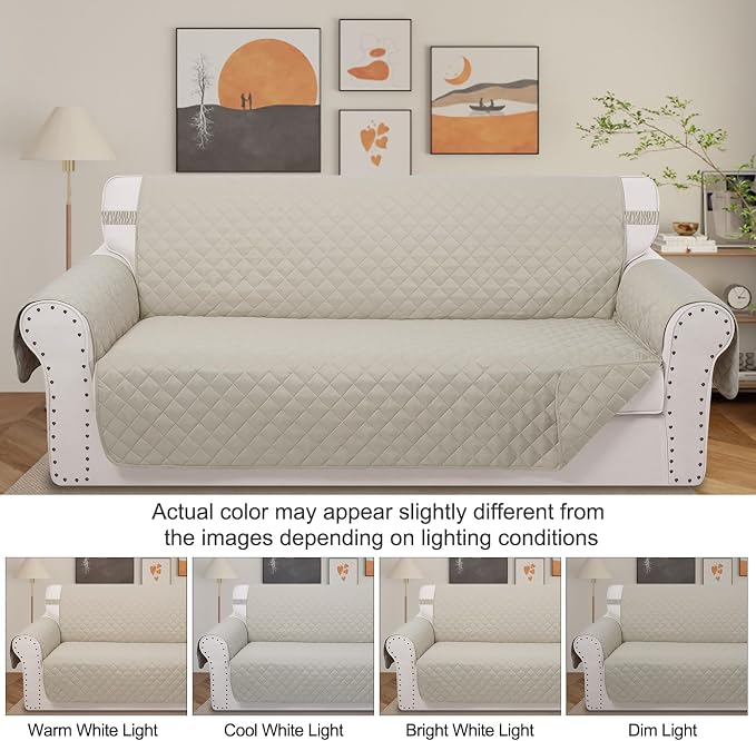 Reversible Chair Covers for Recliner Oversized, Water Repellent, Chair - Image 8