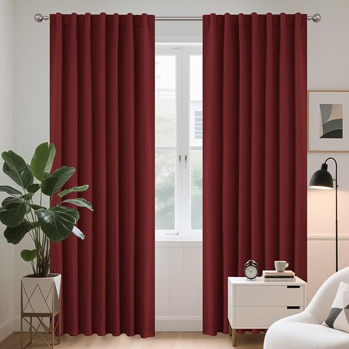 Joydeco Blackout Curtains 84 Inch Long by JOYDECO