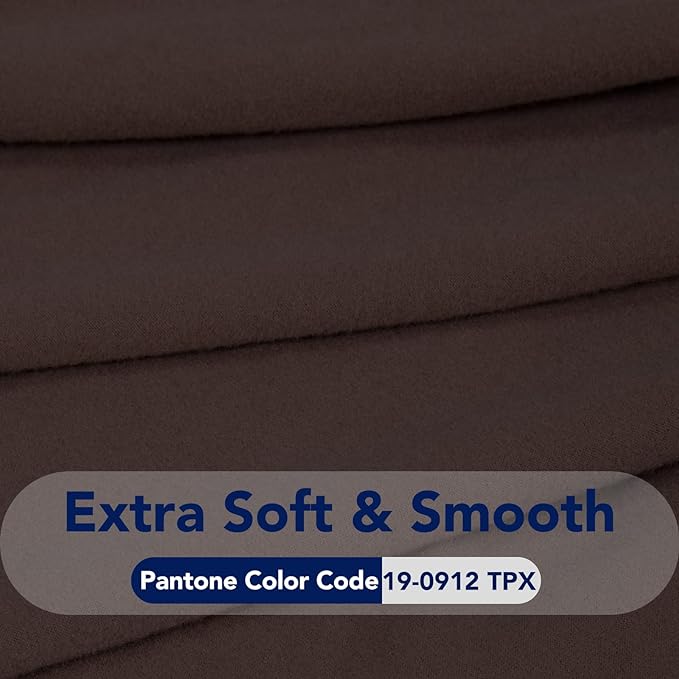 PureFit Stretch Couch Covers for Sofa Large Sofa Slipcovers Chocolate | 1-Piece - Image 5