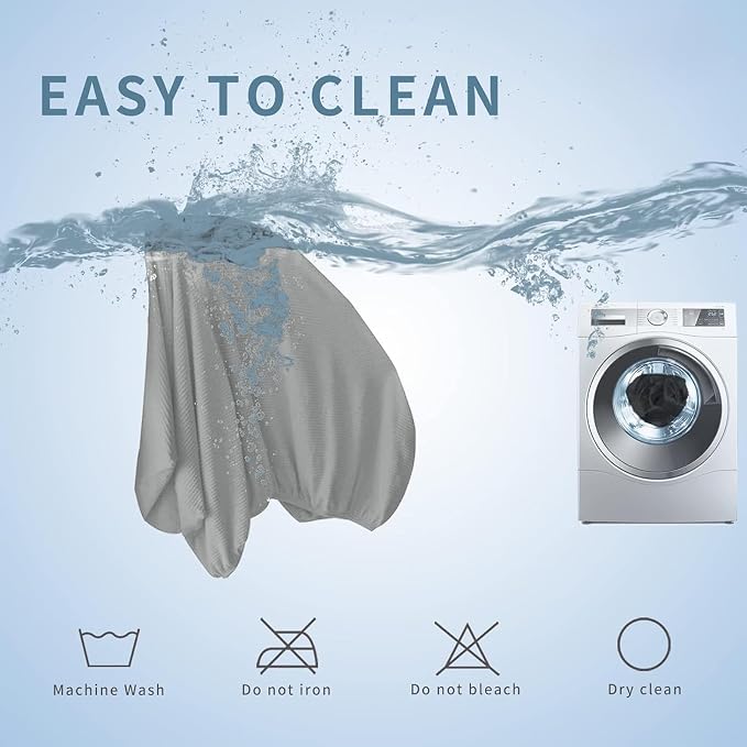 Couch Cover 8-Piece Elastic Velvet Couch Cushion Covers & Chaise Slipcovers - Image 9