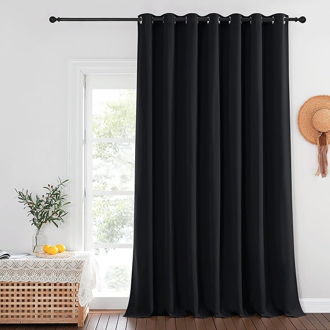NICETOWN Wide Black Out Curtain by NICETOWN