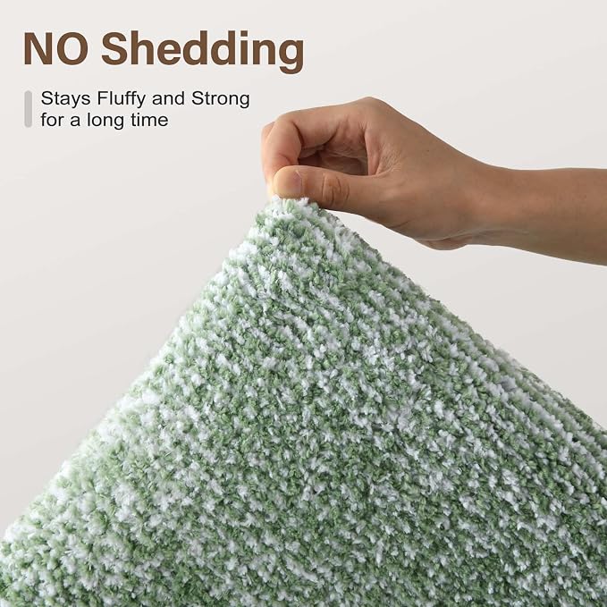 Bathroom Rugs 24x17 Non Slip Washable, Soft Absorbent Quick Dry Mats - Image 8