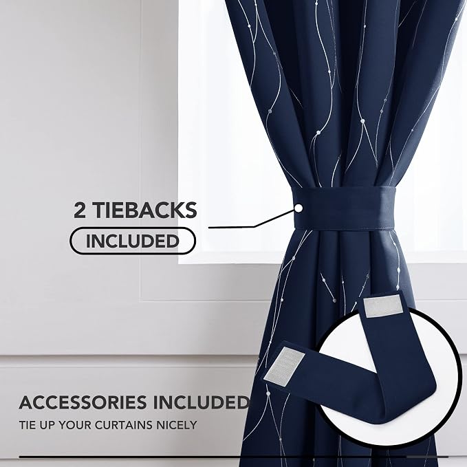 Deconovo Blackout Curtains 63 Inch Length - Image 4