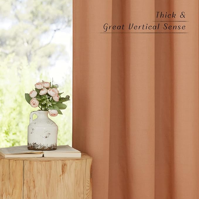 NICETOWN Linen Curtains 96 inches Long - Image 4